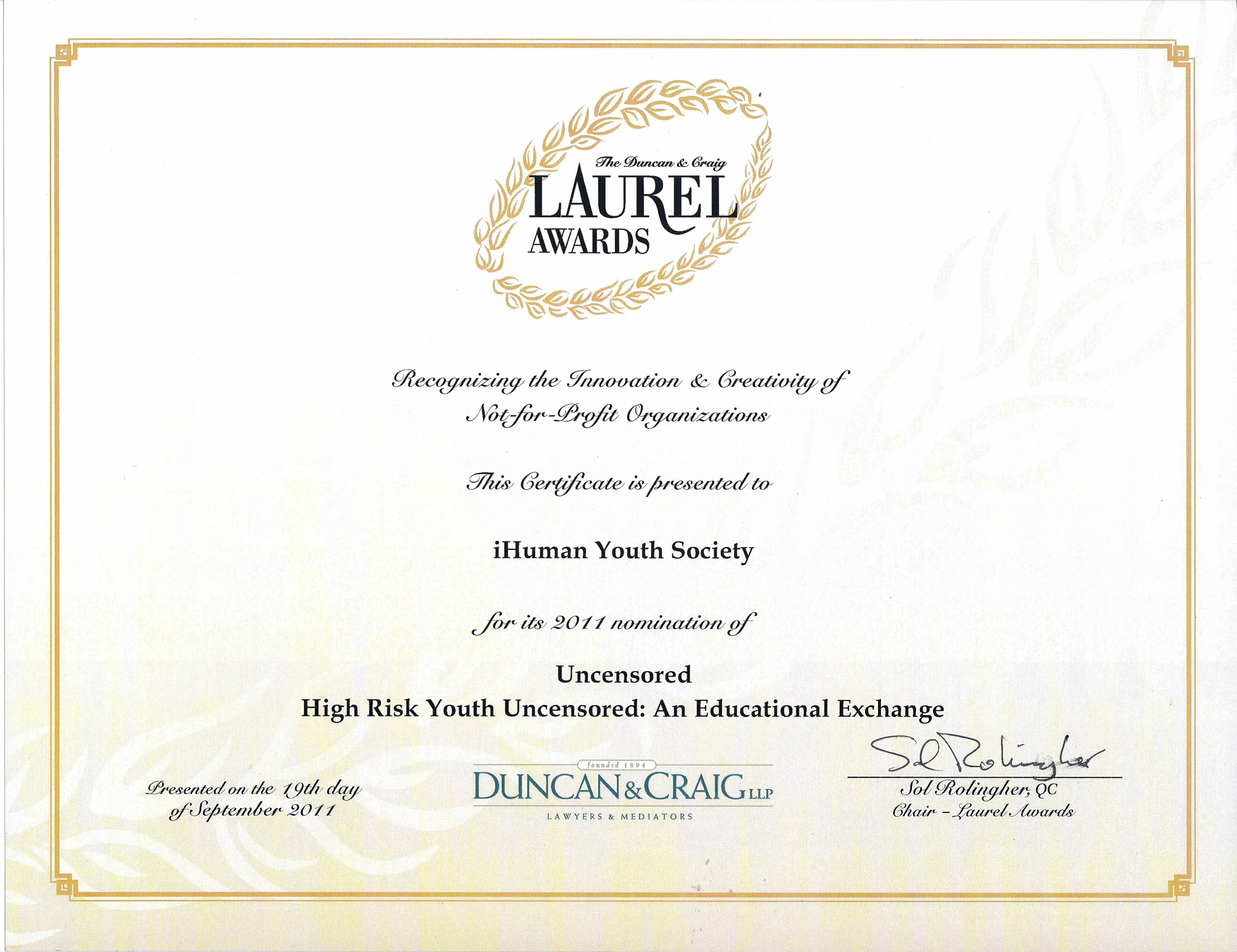 Laurel Award