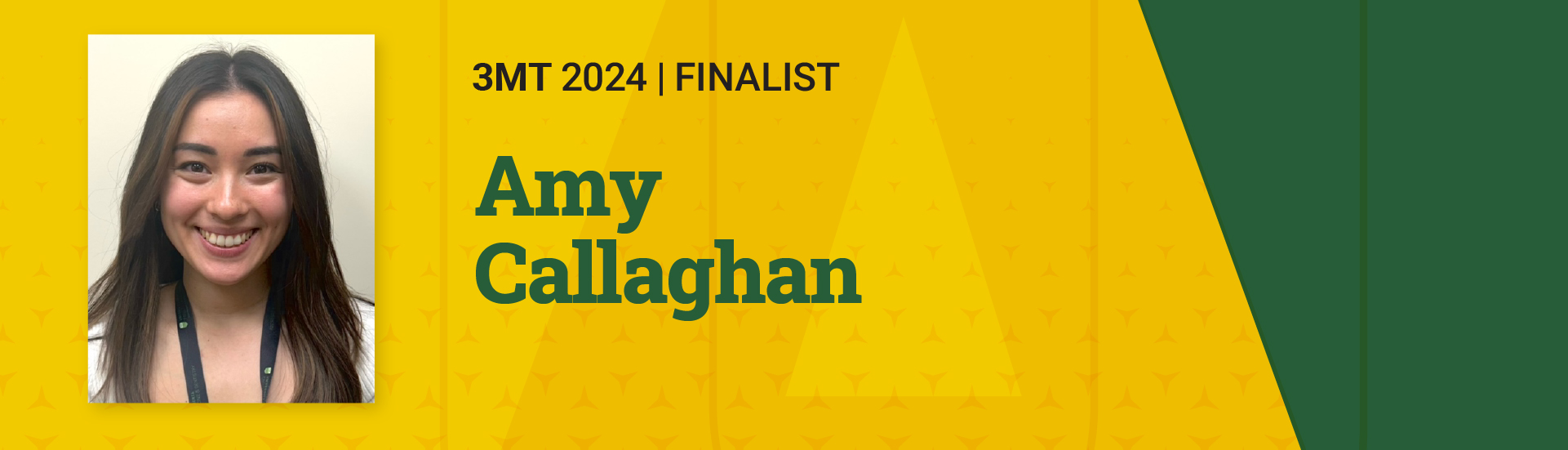 3MT 2024 Finalist Amy Callaghan