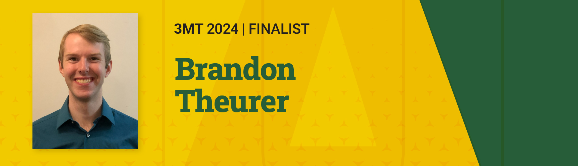 3MT 2024 Finalist Brandon Theurer
