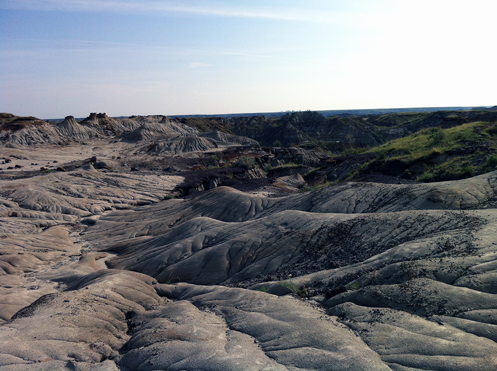 Making of Dino101 Behind the Scenes - Scenic Shot of Drumheller on location of shooting