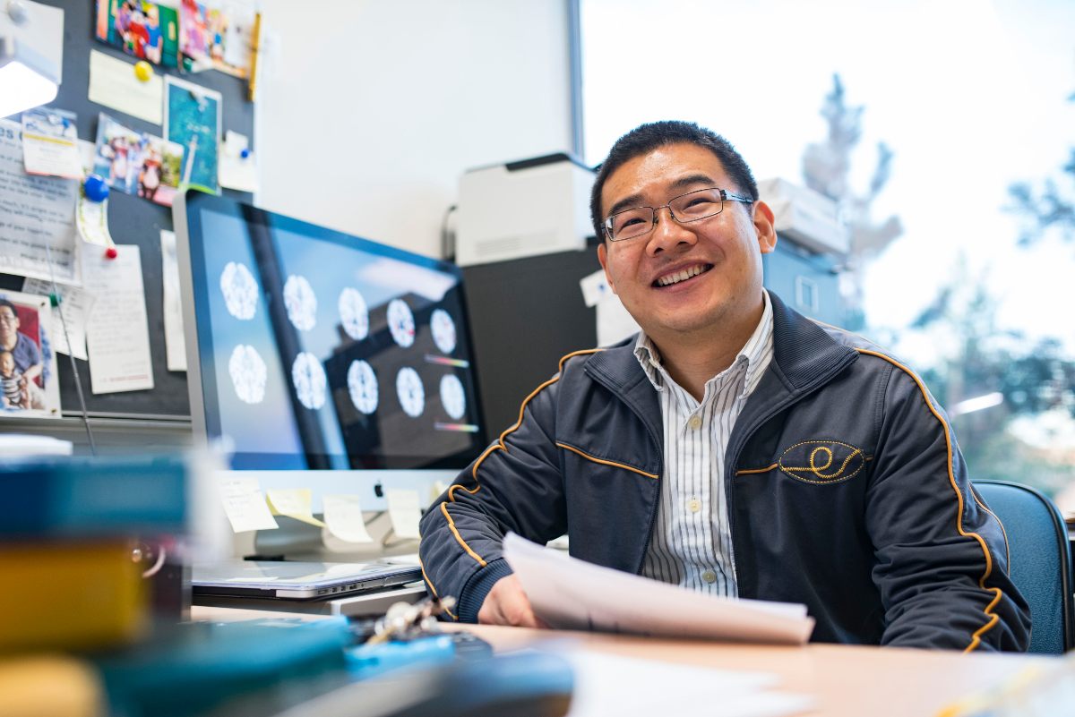 Researcher Linglong Kong, pictured on the UAlberta campus.