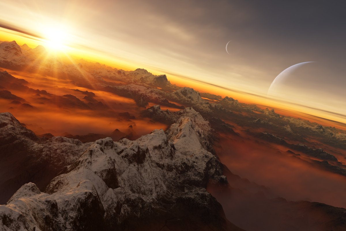 The NameExoWorlds global competition allowed any country in the world to give a popular name to a selected exoplanet and its host star—one of which is depicted here in an artist's rendering.