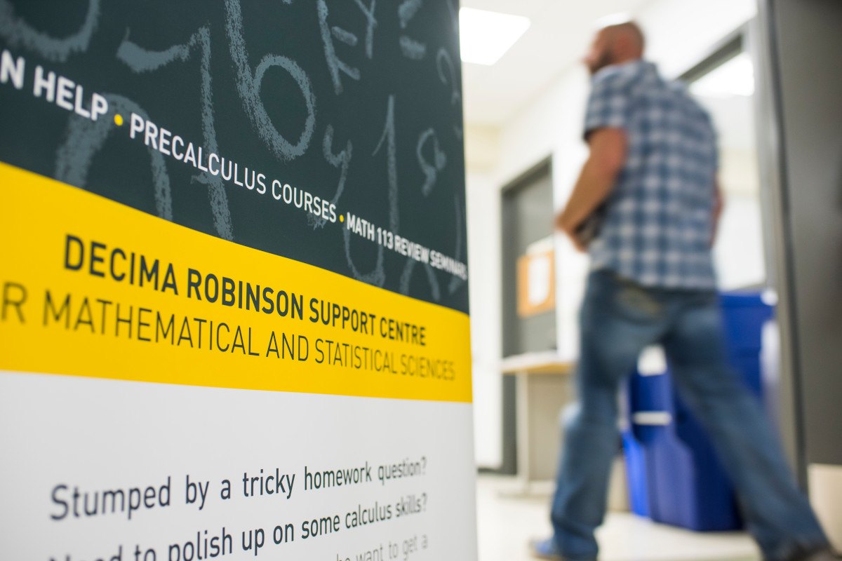 The Decima Robinson Support Centre, in the Department of Mathematical and Statistical Sciences.