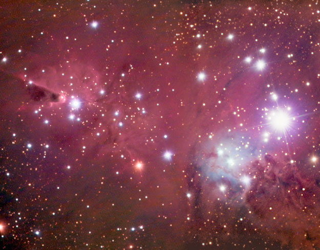 Cone Nebula and Cluster NGC 2264