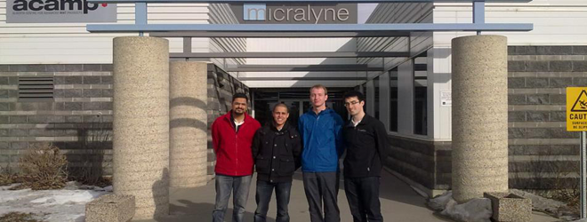 SPIE members on the Micralyne Tour.