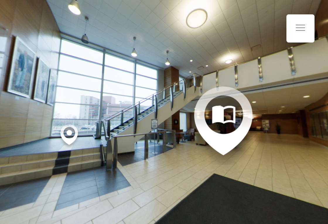 Screen grab shows the start of a virtual tour
