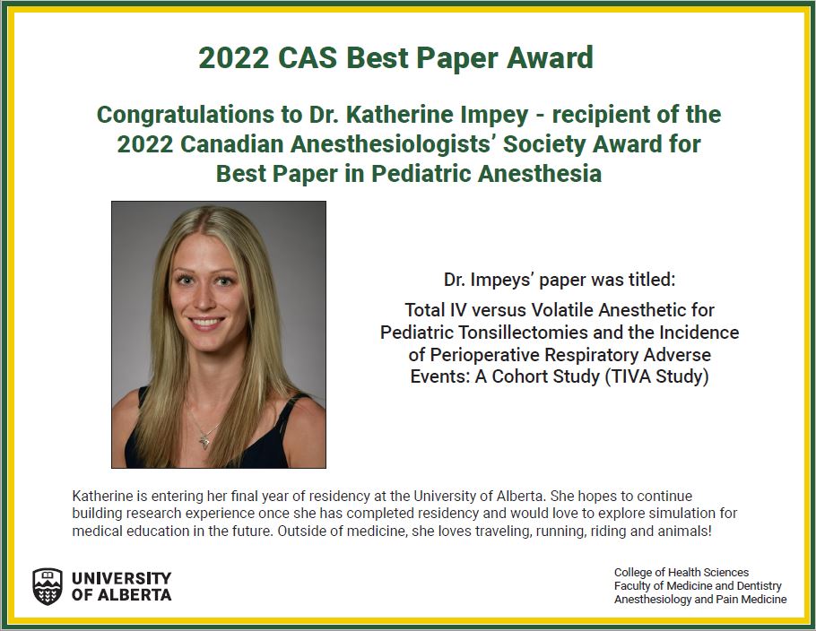 2022 CAS Award Dr. Impey