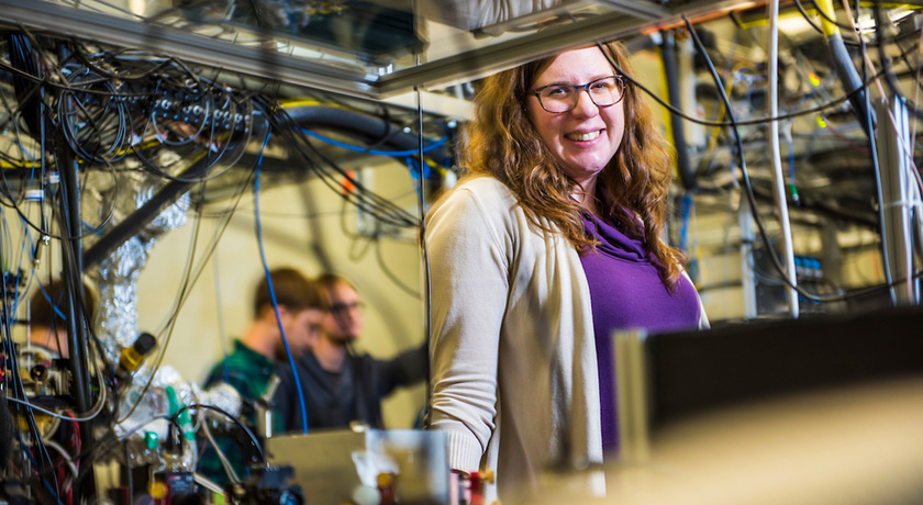 Lindsay LeBlanc, Canada Research Chair in Ultracold gases for quantum simulation and Assistant Professor in the University of Alberta's Department of Physics, has successfully created a Bose-Einstein condensate, making hers the coldest lab in the coldest city in the world. 