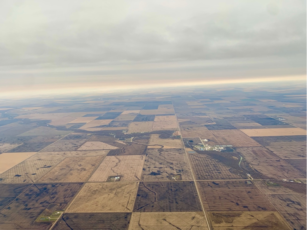 Aerial view of Winnipeg 