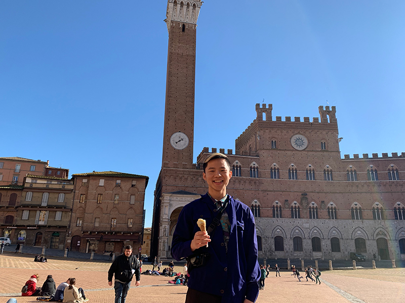 University of Alberta Faculty of Arts student, Ziwei Huang, on his Study Abroad experience in Cortona, Italy