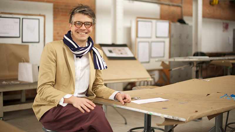 Alumnus Aidan Rowe named next Chair of the Department of Art & Design