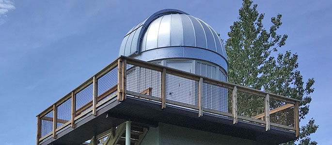 A photo of the Hejse Observatory