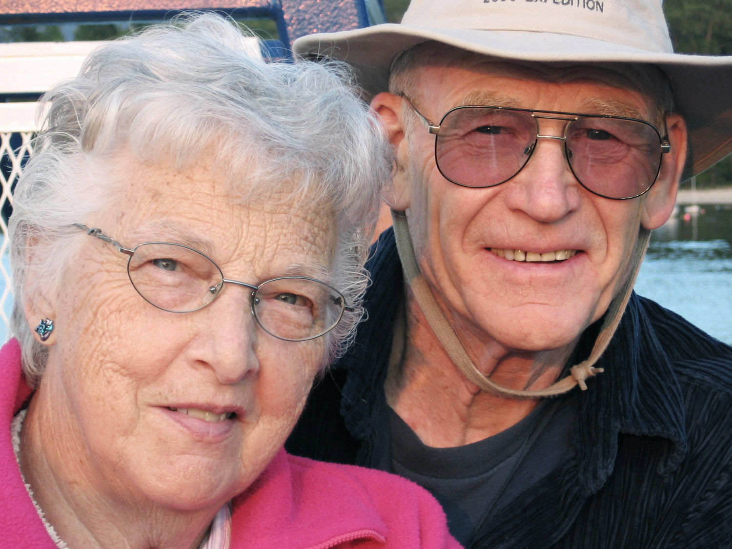 A photo of Dorothy Gibson with husband Garry Gibson.