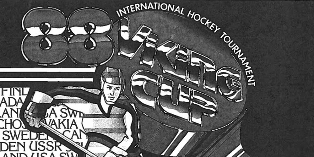 Black and white program for the 1988 Viking Cup.