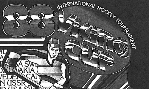 Black and white program for the 1988 Viking Cup.