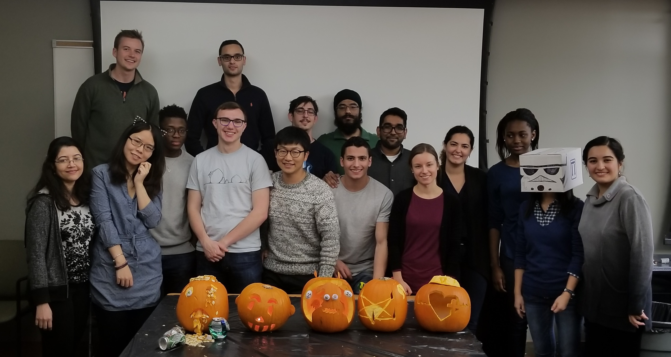 pumpkin carving event organized by bcgsa