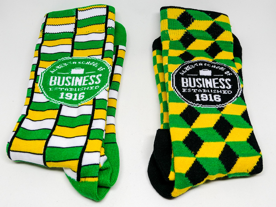 Business Patterned Socks