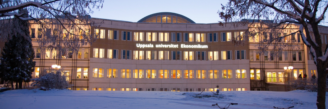 Photo courtesy of Uppsala University, Ekonomikumbild