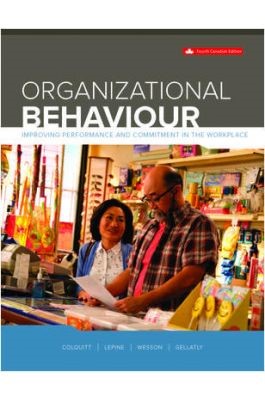 Book titled Organizational Behaviour: Improving Performance and Commitment in the Workplace