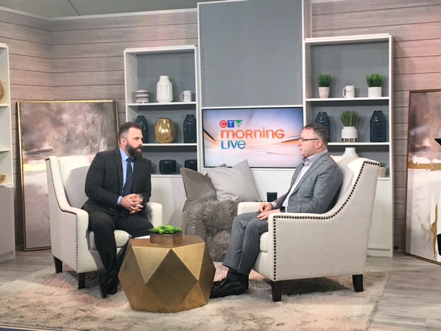 An interview with CTV Edmonton's Morning Live