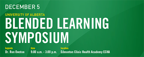University of Alberta Blended Learning Symposium