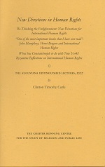 Cover of New Directions in Human Rights: Re-Thinking the Enlightenment: New Directions for International Human Rights; 
