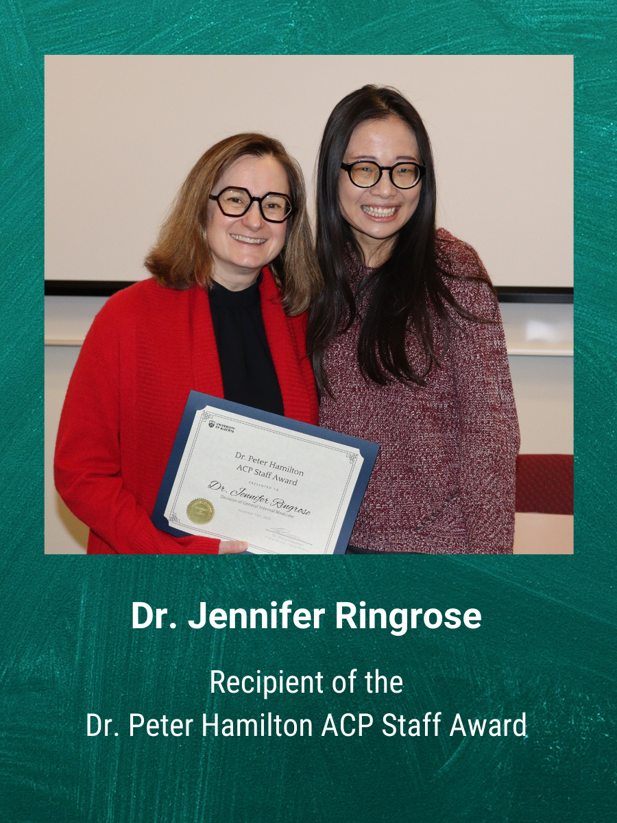 Dr. Jennifer Ringrose and Dr. Crystal Liu