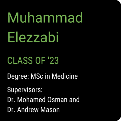 Muhammad's supervisors: Dr. Andrew Mason and Dr. Mohamed Osman