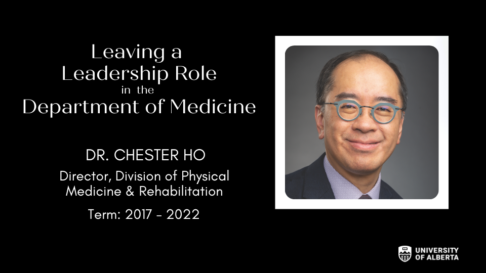 Portrait of Dr. Chester Ho