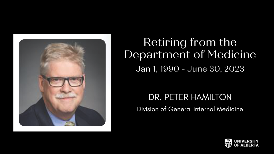Portrait of Dr. Peter Hamilton