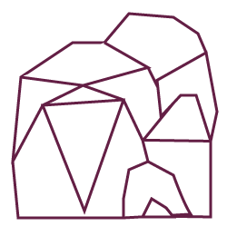 Icon with purple crystals