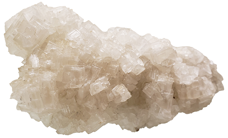 Mass of cubic salt crystals