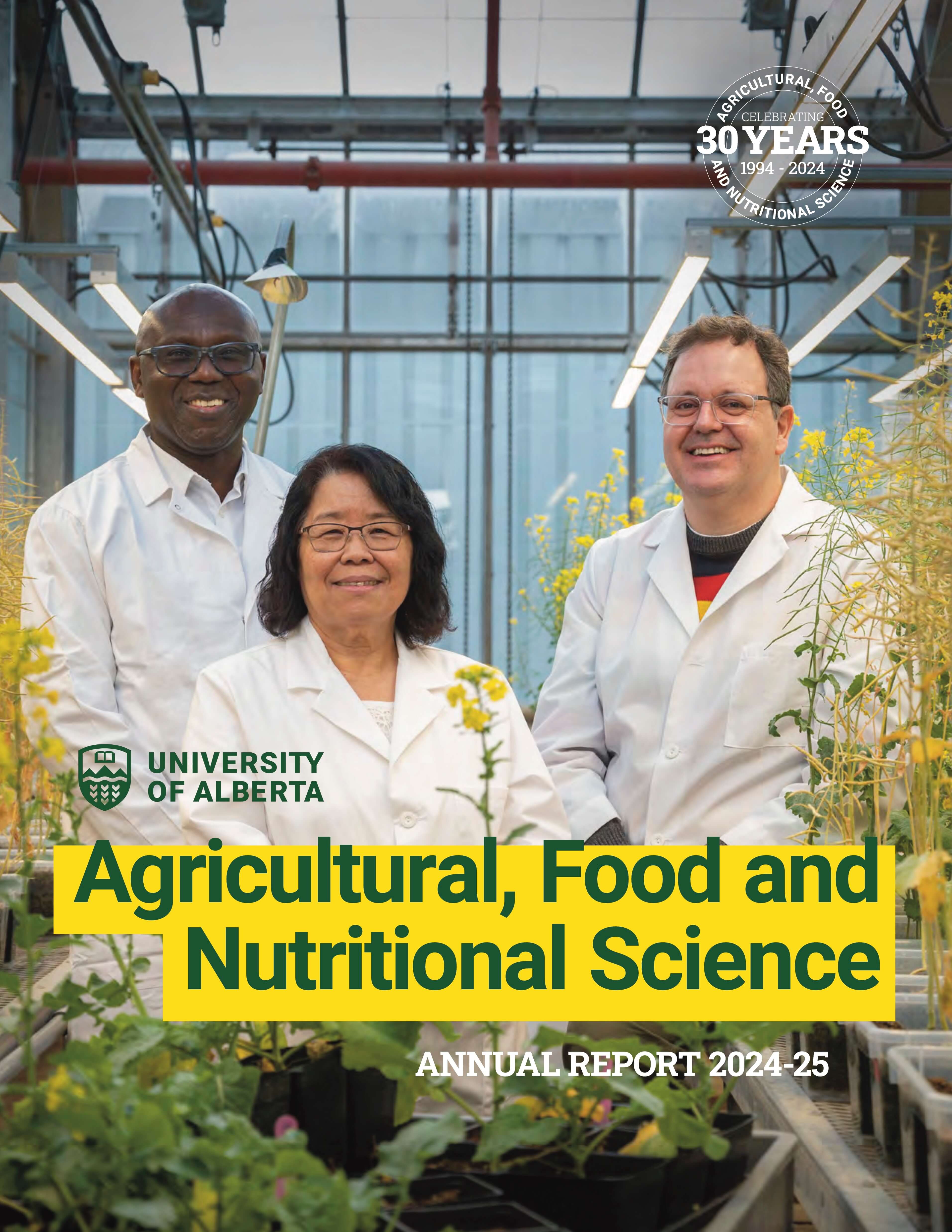 Cover of the 2024-25 AFNS Annual Report 