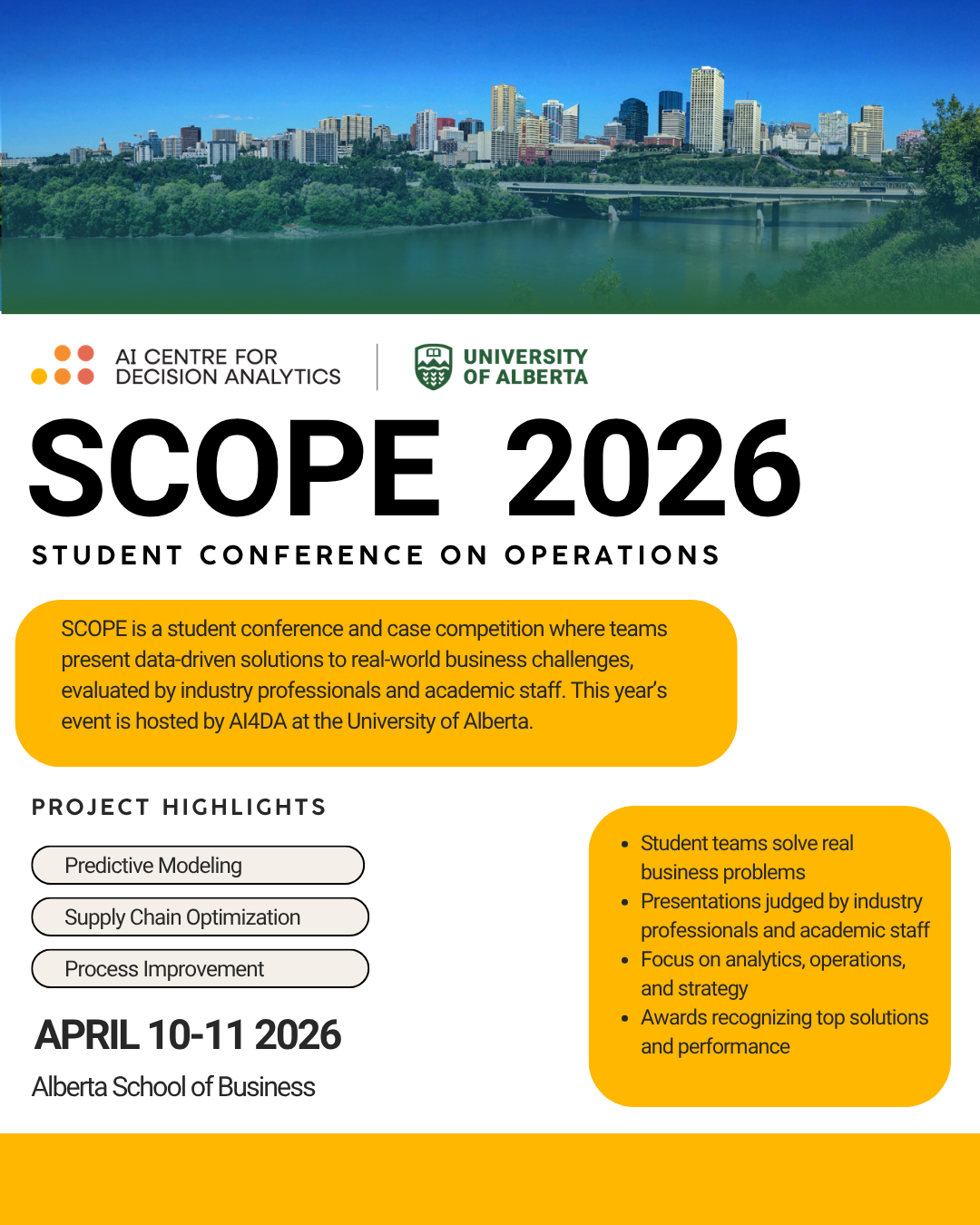 SCOPE 2026 | AI Centre for Decision Analytics