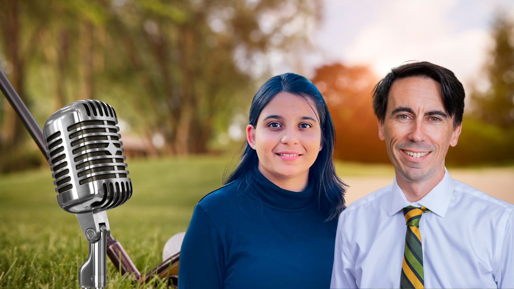 Damian Collins and Arshdeep Kaur