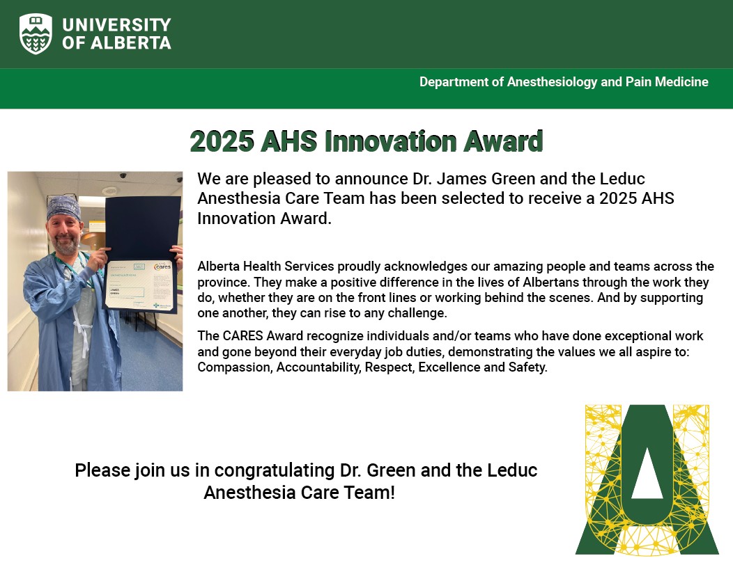 Dr Green with certificate