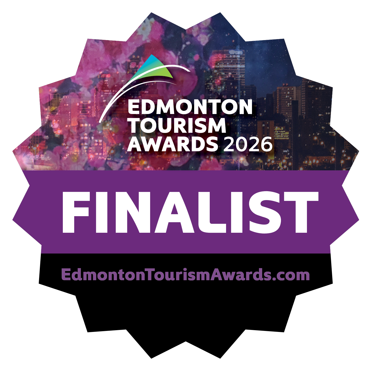 Edmonton Tourism Awards 2026 Finalist badge