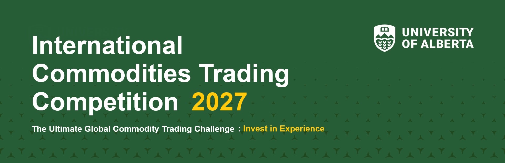 International Commodities Trading Competition Banner