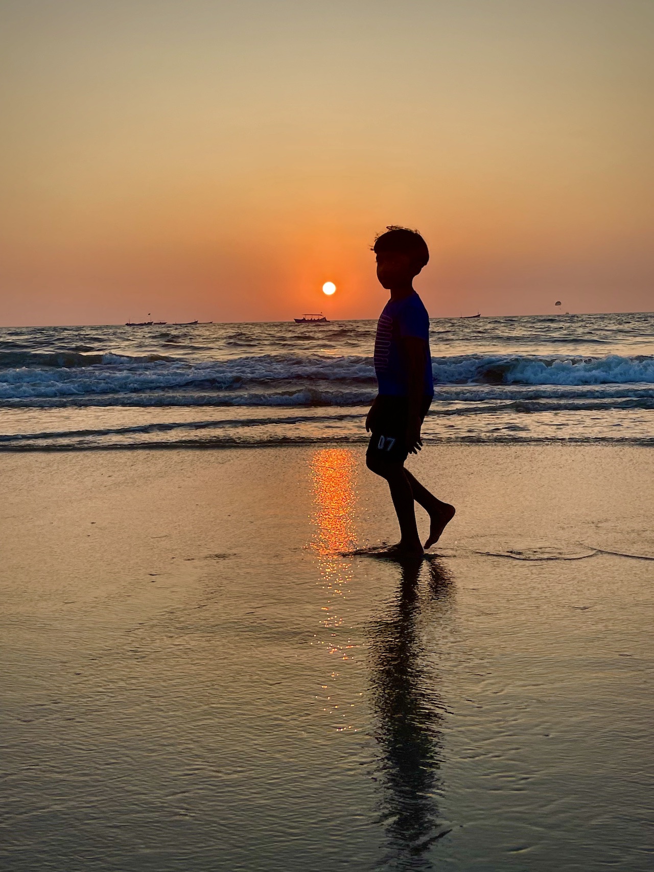 Sunset Strides by Prabhnoor Singh