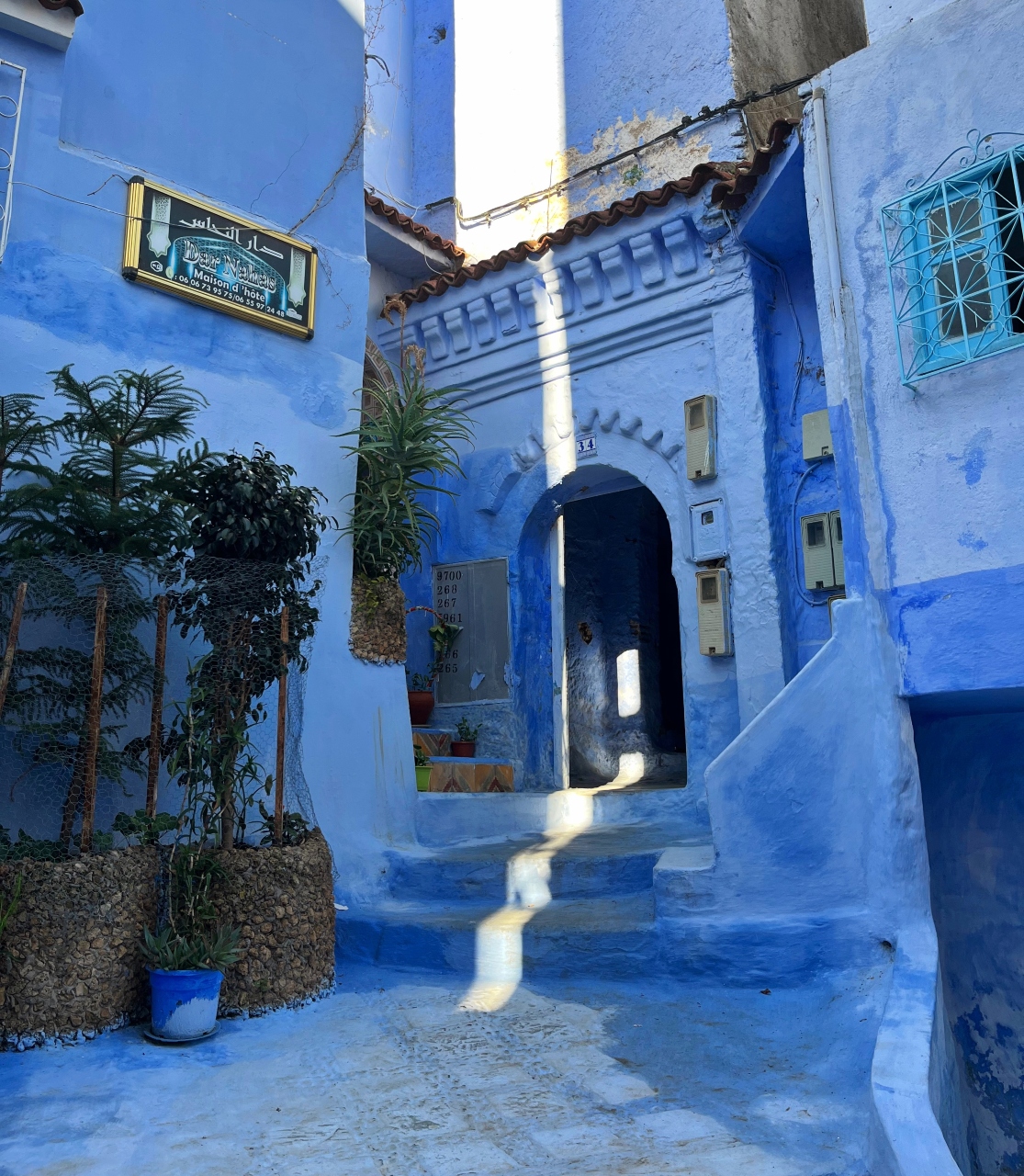 A Sliver of Light in the Blue City
