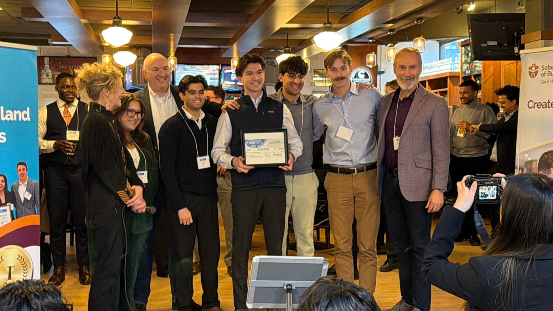 Undergrad students at VCIC in halifax