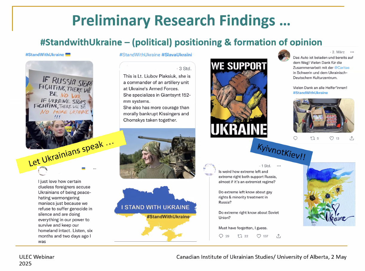 Screenshot from the webinar