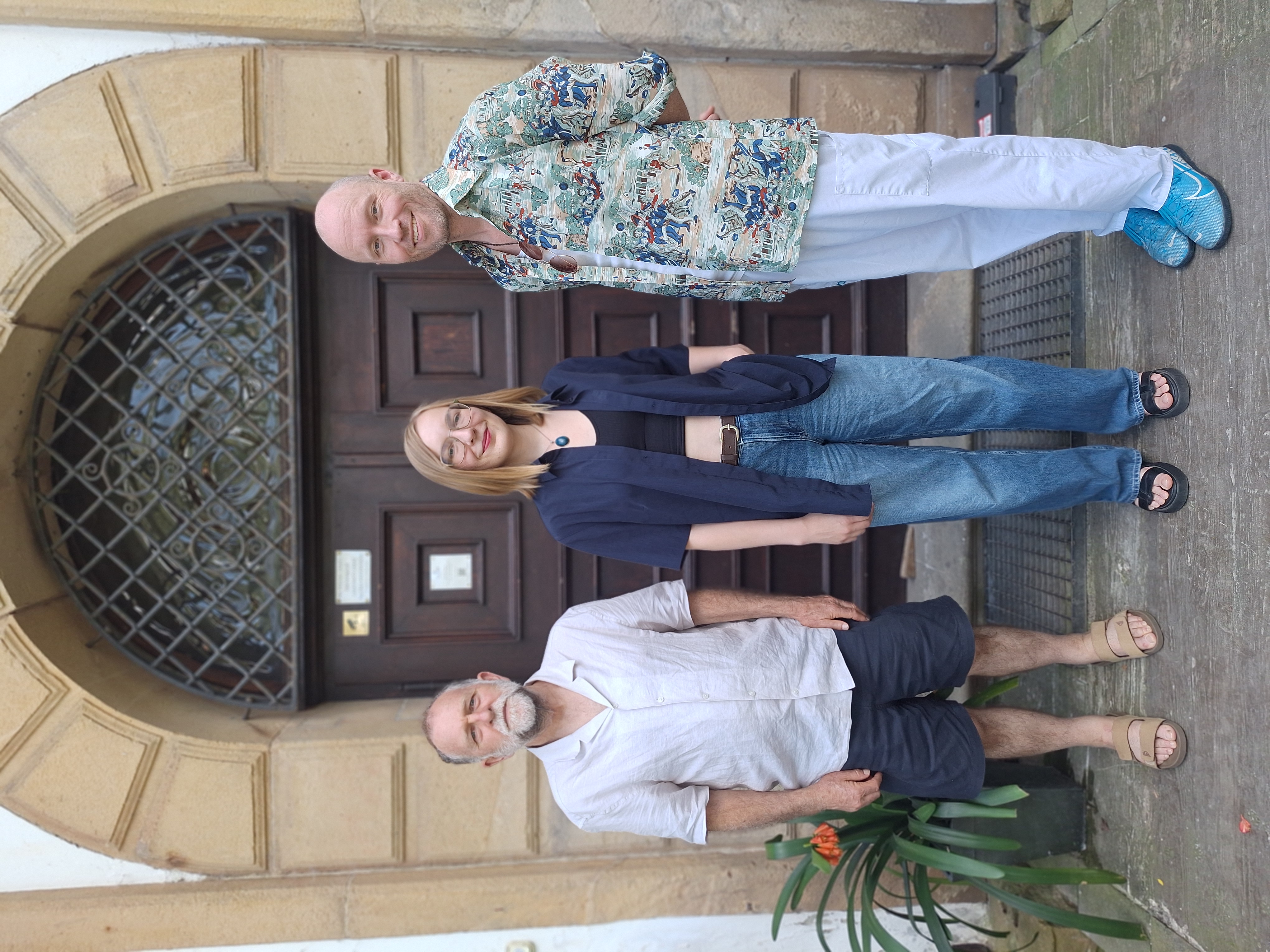Yuri Tkacz, Viktoriia Spalek, and Richard Pettifer.