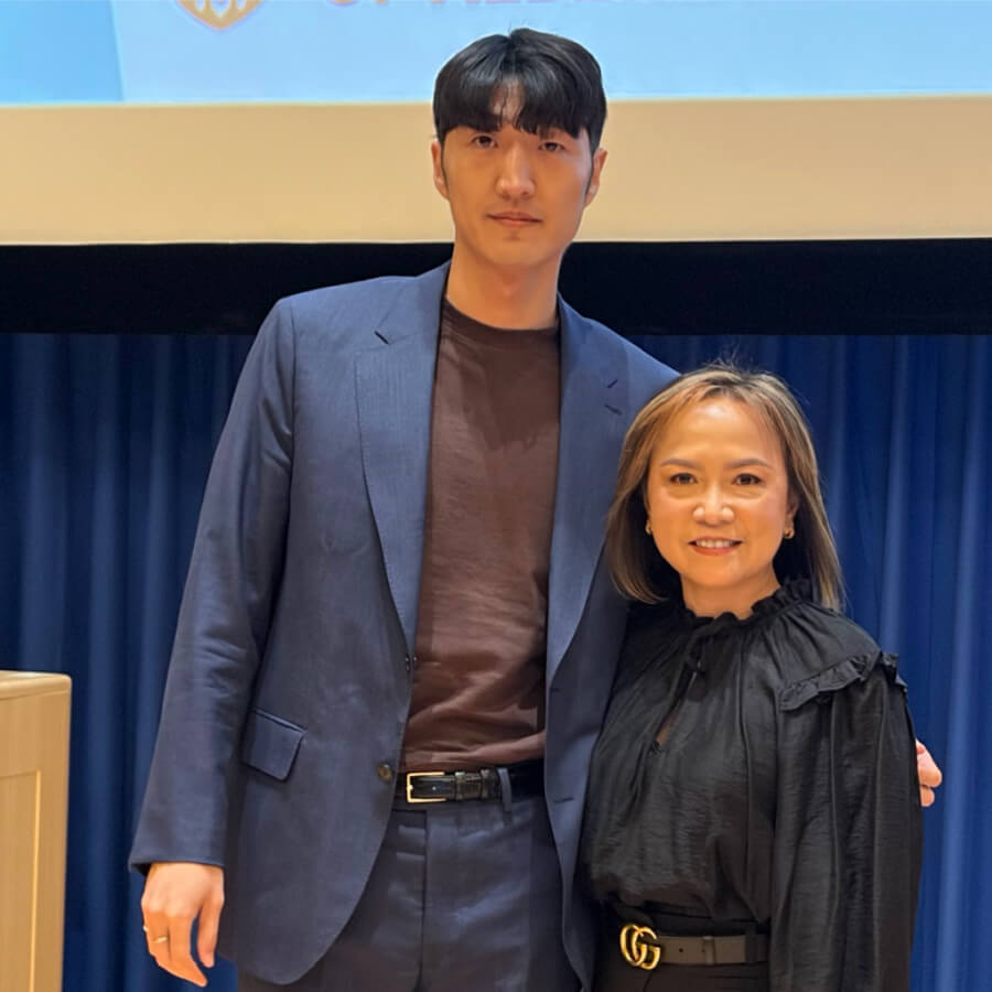 Dr. Jiyuan Piao and Irene Mickel