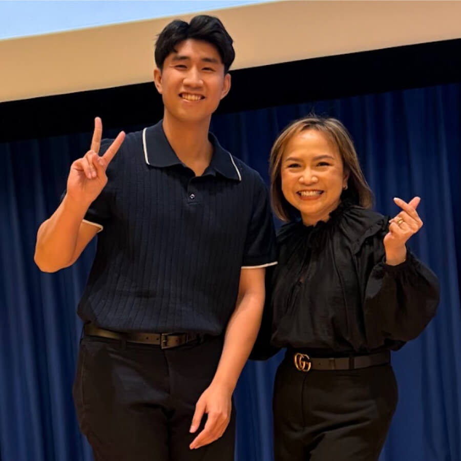 Dr. Jordan Chan and Irene Mickel