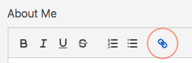 Finding the link icon