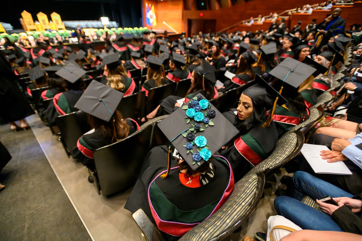 Students at Convocation