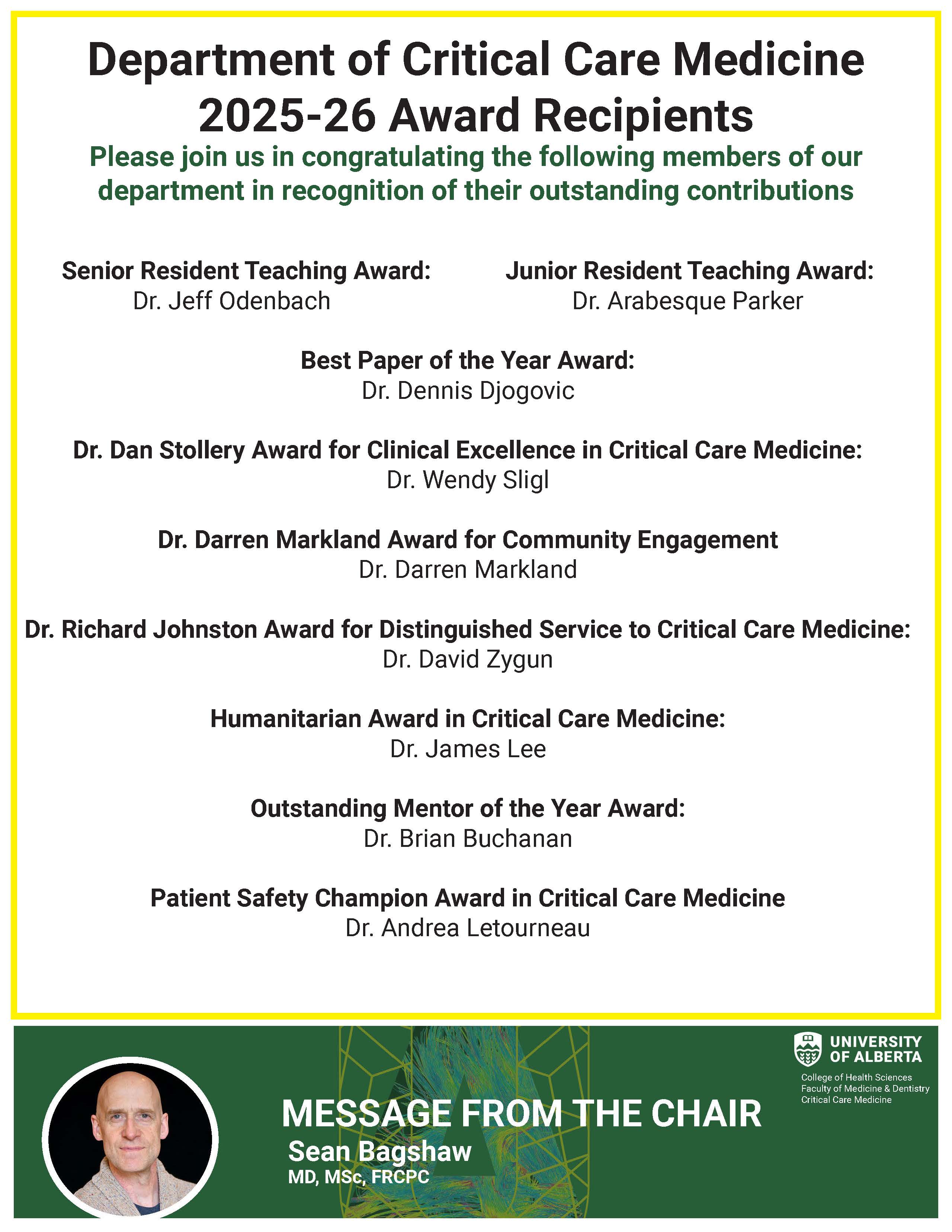 2026 DCCM Award Recipients