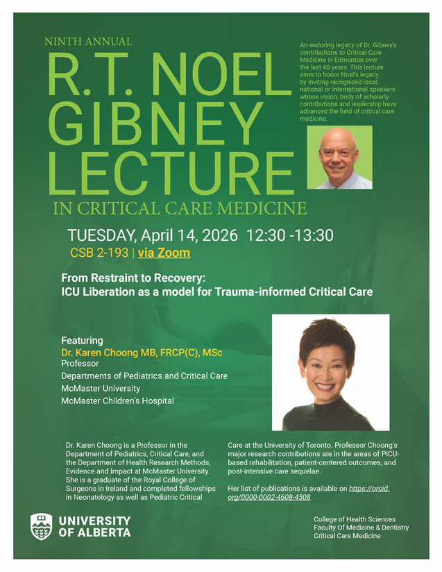 2026 Gibney Lecture poster