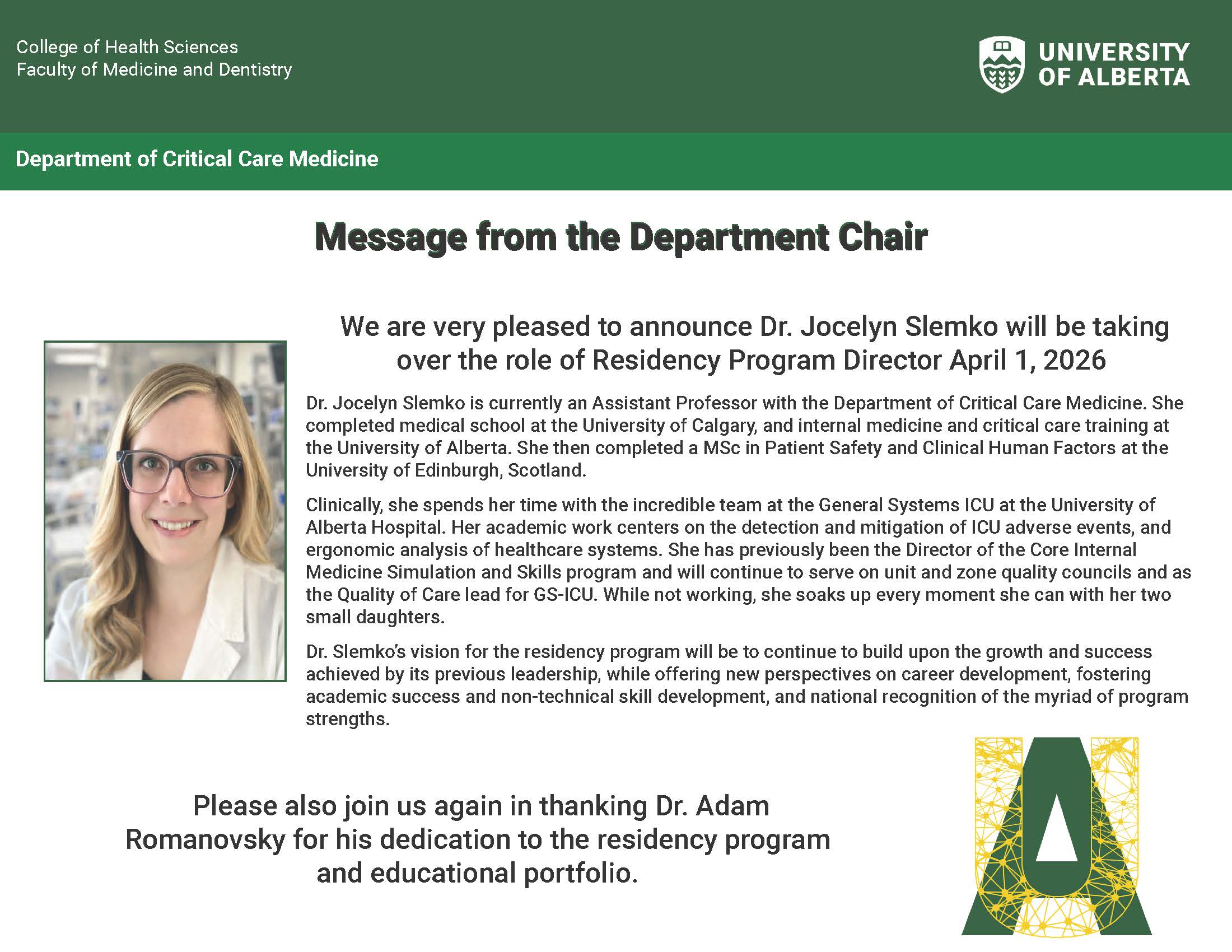 2026 Residency Program Director